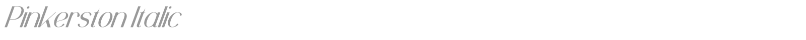 Pinkerston font preview